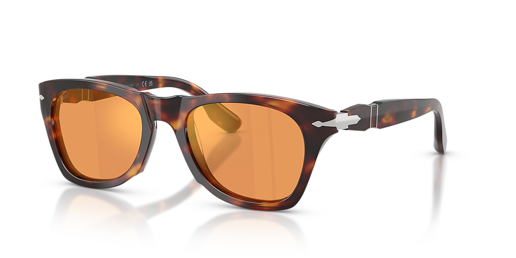 Persol PO8001S M (51 - 19) with Orange lenses and Tortoise frame