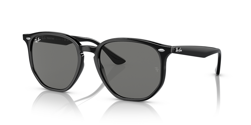 Ray-Ban ラウンドサングラス ブラック RB4306 RB4306 Sunglasses in Black and G-15 Green - RB4306 | Ray-Ban® US
