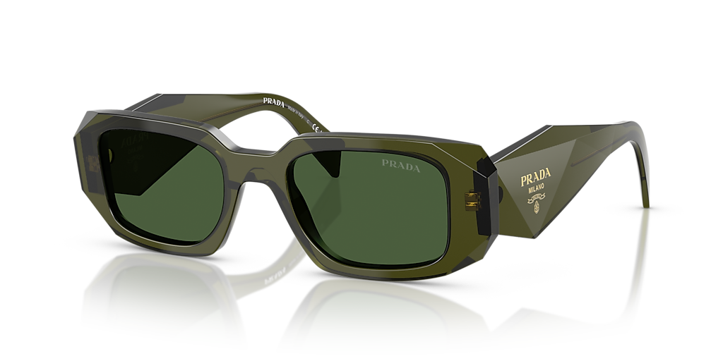 Prada PR 17WS S (49 - 20) with Green lenses and Green frame