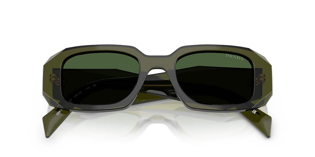 PRADA PR 17WS Black - Women Luxury Sunglasses, Dark Grey Lens