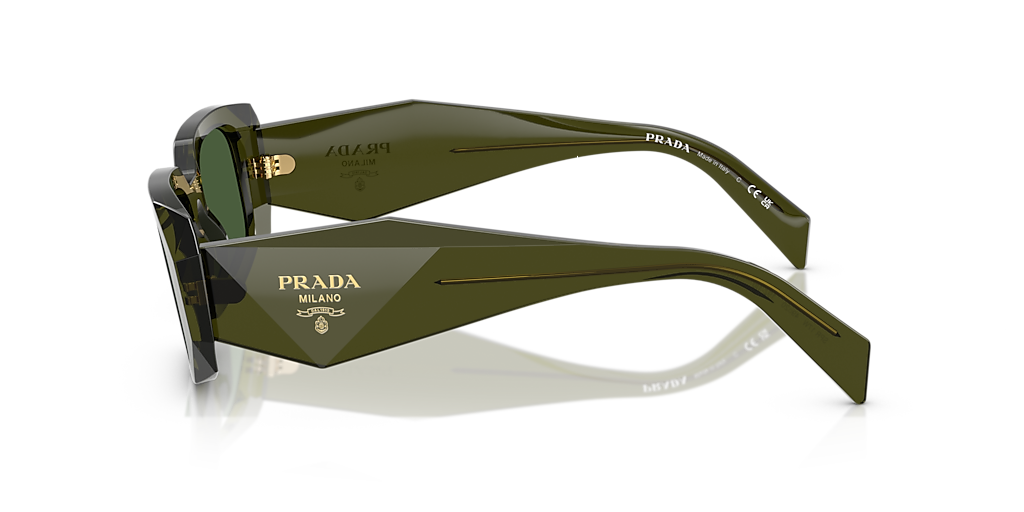 PRADA PR 17WS Black - Women Luxury Sunglasses, Dark Grey Lens