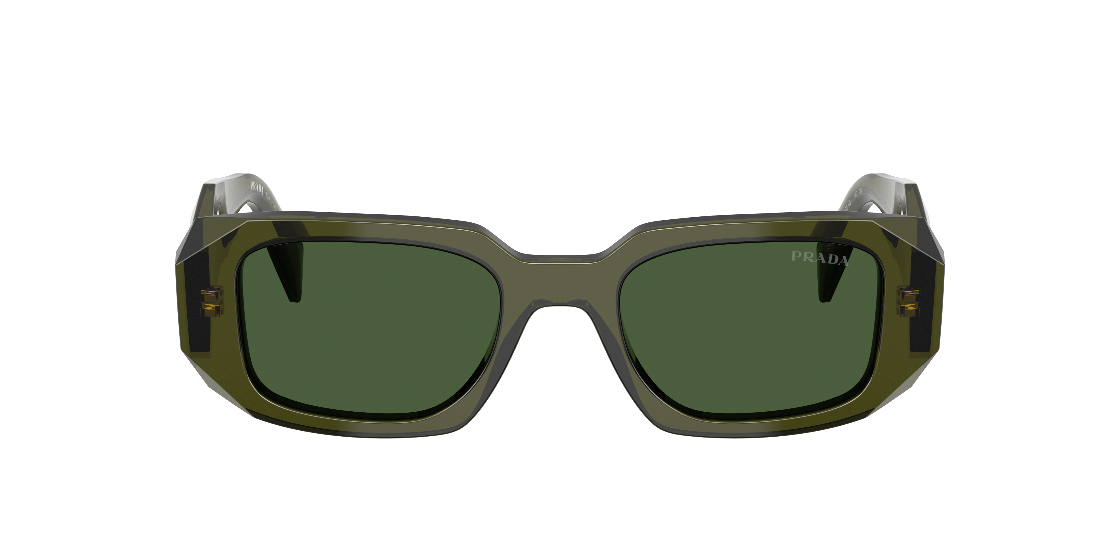 Prada Woman Sunglass Pr 17ws In Dark Green