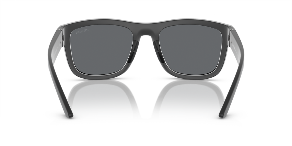 小物 PRADA l Half-Lim Sunglasse Prada PR B05SF L (53 - 19) with Grey lenses and Black frame