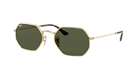 Ray-Ban RB3556N Octagonal Classic L (53 - 21) with Green