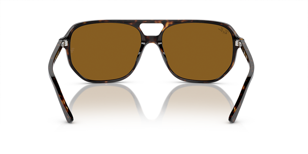 RAY-BAN RB2205 Bill One Havana On Transparent Green - Unisex Sunglasses, Grey Lens