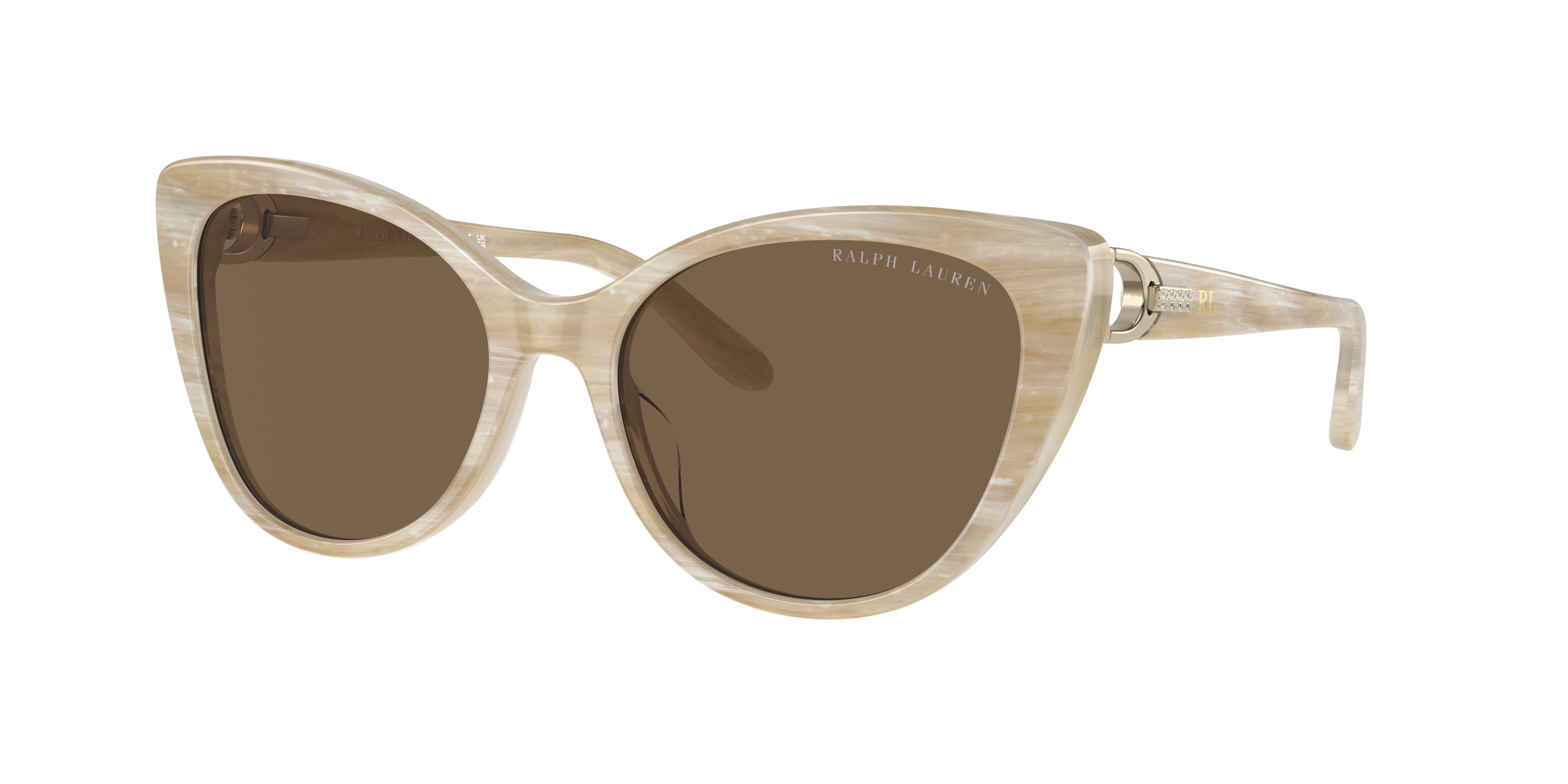 小物 Ralph Lauren Sunglasses y2k Wellington Ralph RA5304U L (57 - 16) with Brown lenses and Tortoise
