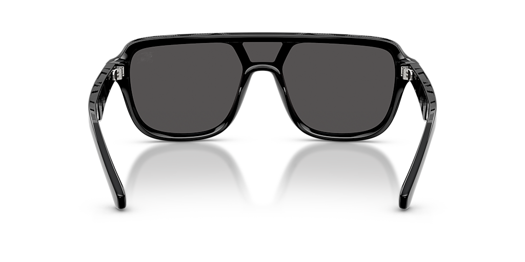 BURBERRY BE4474U Black - Men Luxury Sunglasses, Dark Grey Lens