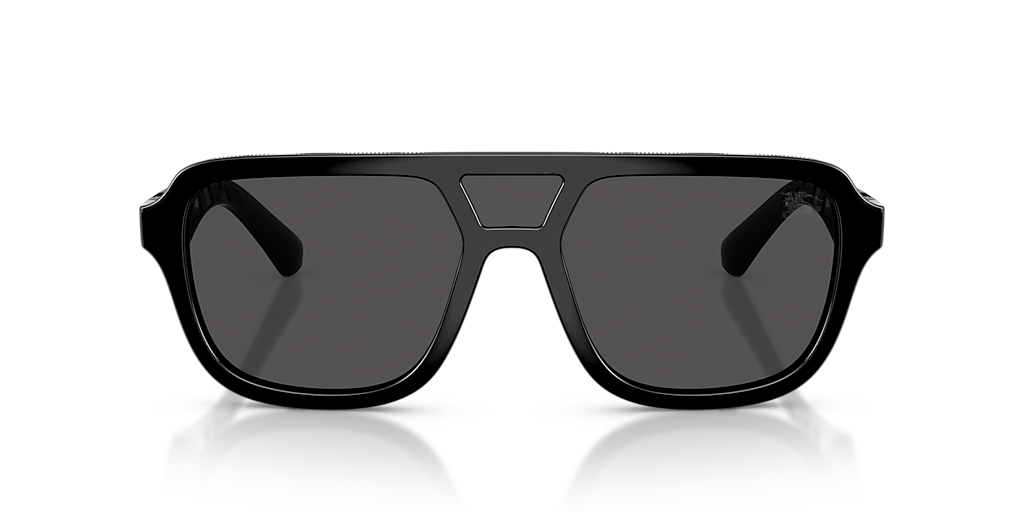 BURBERRY BE4474U Black - Men Luxury Sunglasses, Dark Grey Lens