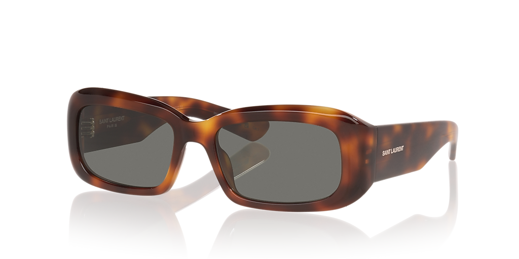 Saint Laurent SL 809 M (55 - 18) with Grey lenses and Tortoise