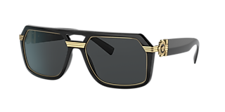 VERSACE キャットアイフレムサンクラス 0VE4471B GB187 NEW Versace VE4471B-GB187-56 Sunglasses 56mm 100% Authentic