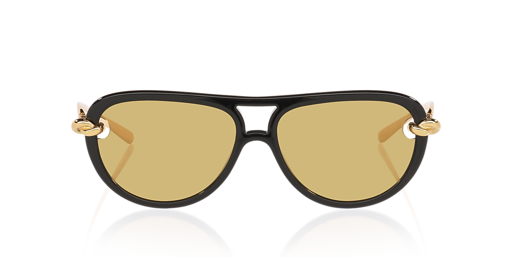 Bottega Veneta BV1418S XL (58 - 15) with Yellow lenses and 