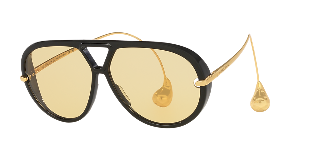Bottega Veneta BV1273S XXL (63 - 12) with Yellow lenses and Bottega Veneta BV1273S XXL (63 - 12) with Yellow lenses and