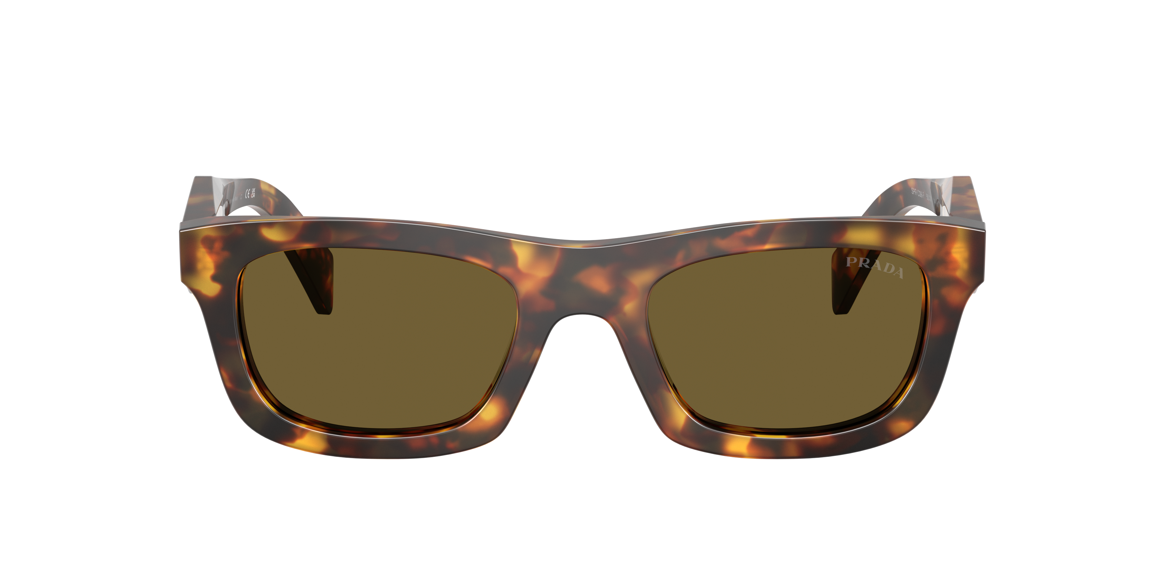 小物 PRADA Half-Lim sunglasses Prada PR C04SF L (53 - 20) with Brown lenses and Tortoise