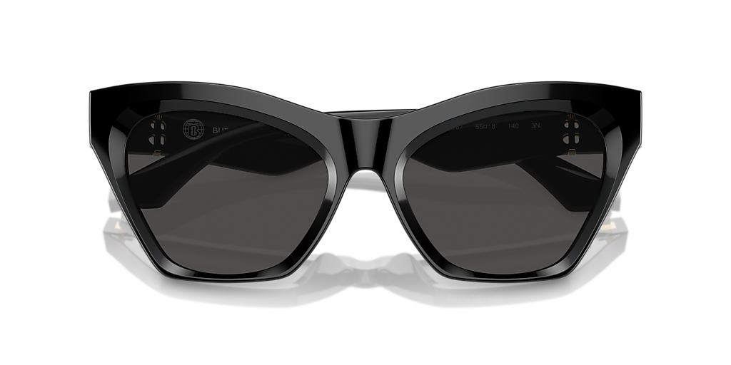 BURBERRY BE4420U Nero - Women Luxury Sunglasses, Dark Grey Lens