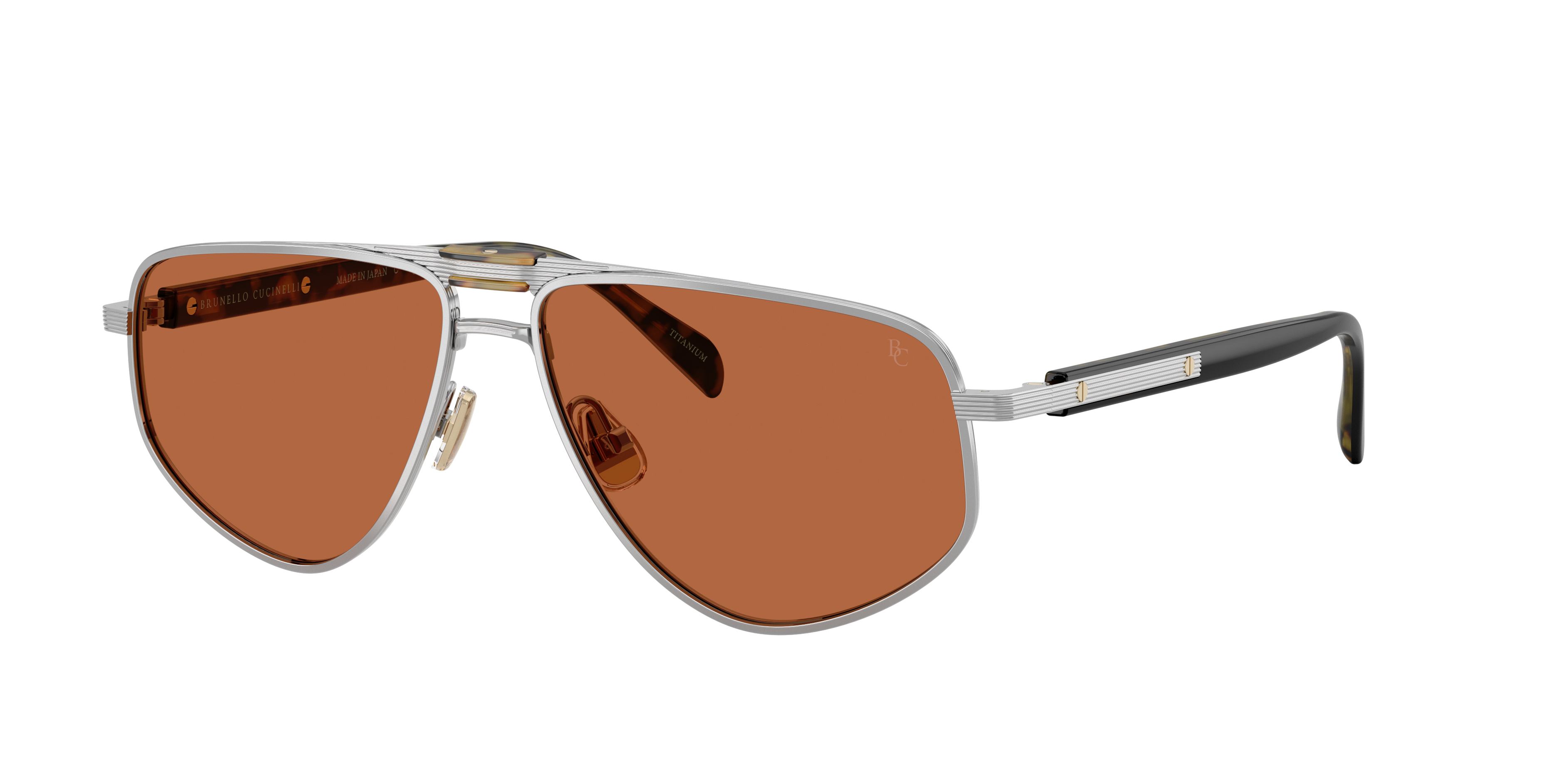 フ*)様 Brunello Cucinelli スウィングトップ 50 Brunello Cucinelli BC2020ST DIKE XL (58 - 14) with Brown lenses