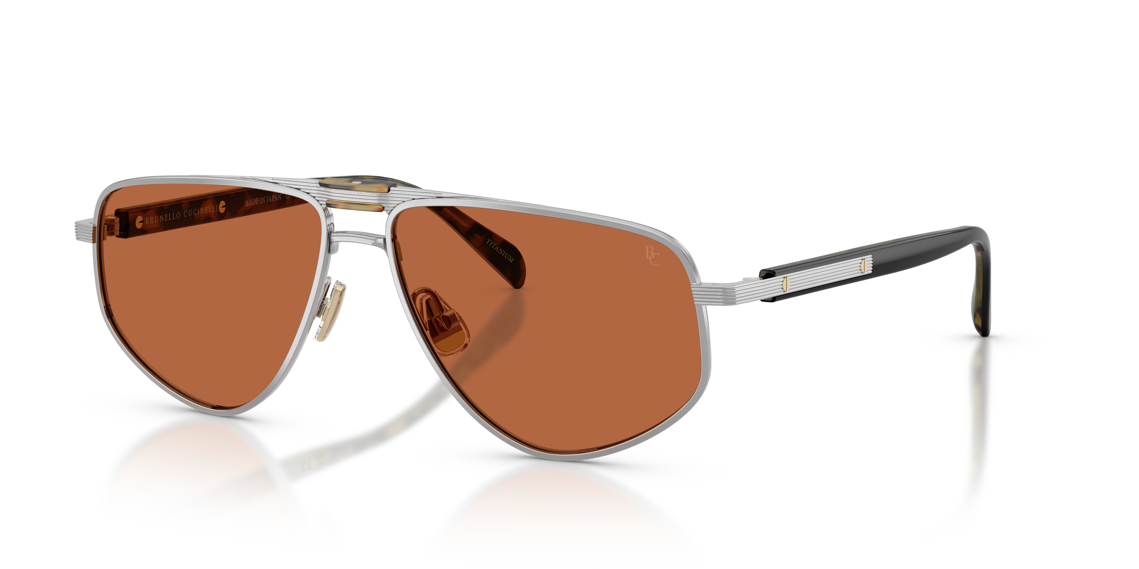 Brunello Cucinelli BC2020ST DIKE XL (58 - 14) with Brown lenses