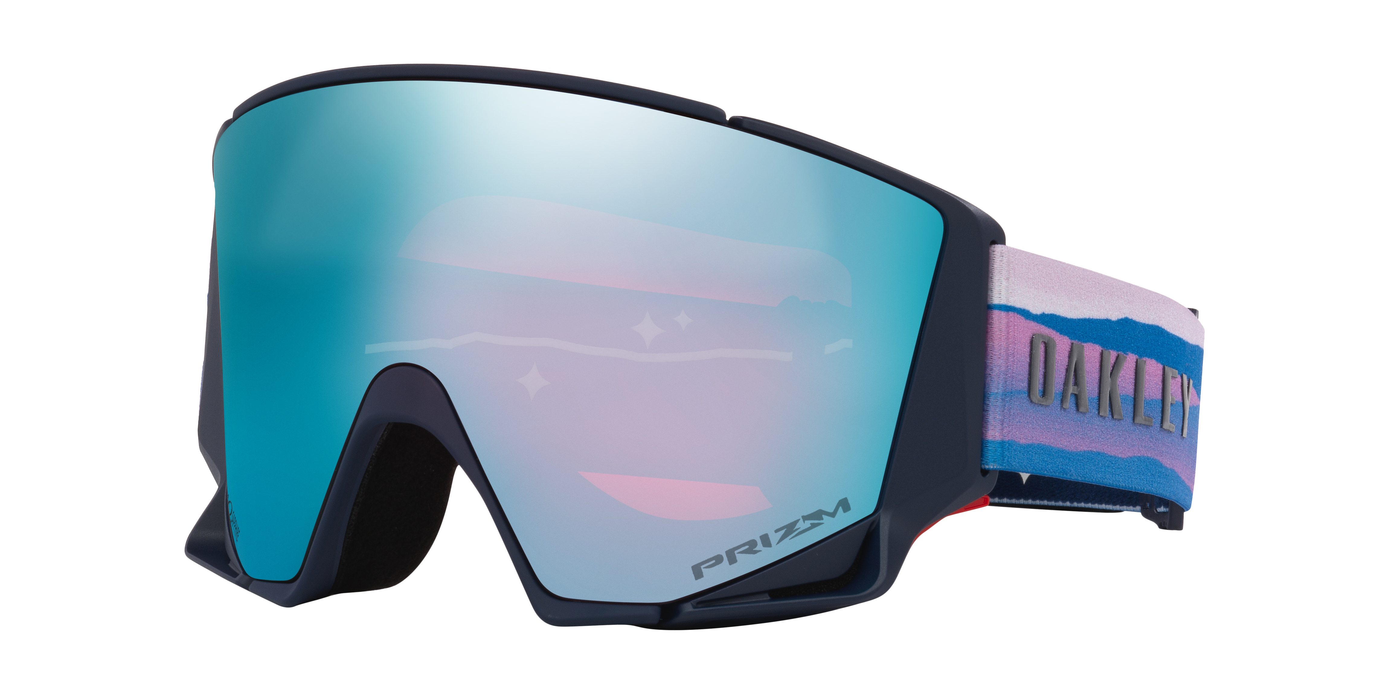 Oakley Unisex Sunglasses Oo7147 Flow Scape™ M Mikaela Shiffrin Signature Series Snow Goggles In Blue