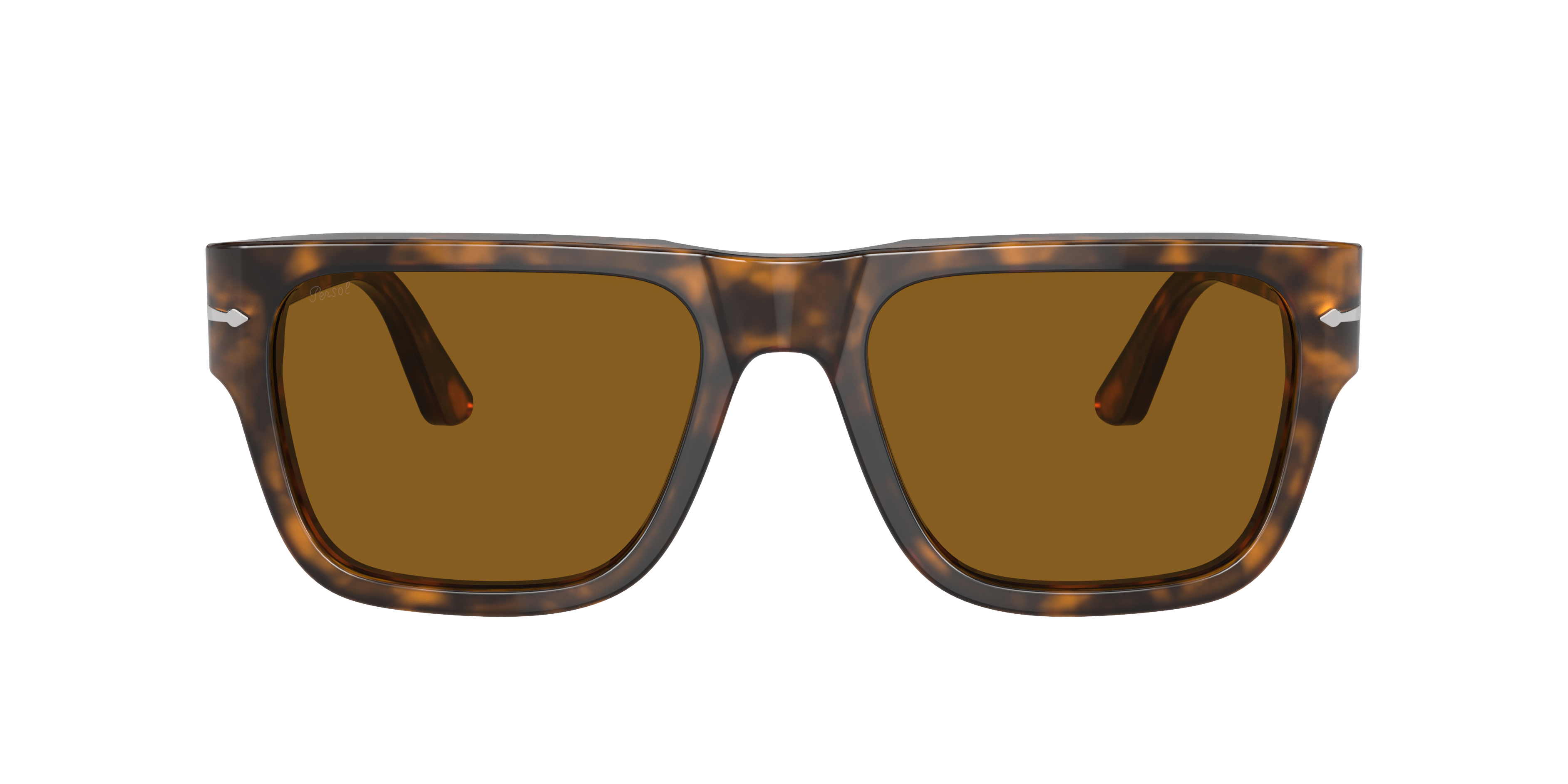 Persol PO3348S XL (57 - 20) com Lentes Marrom e Armação Marrom