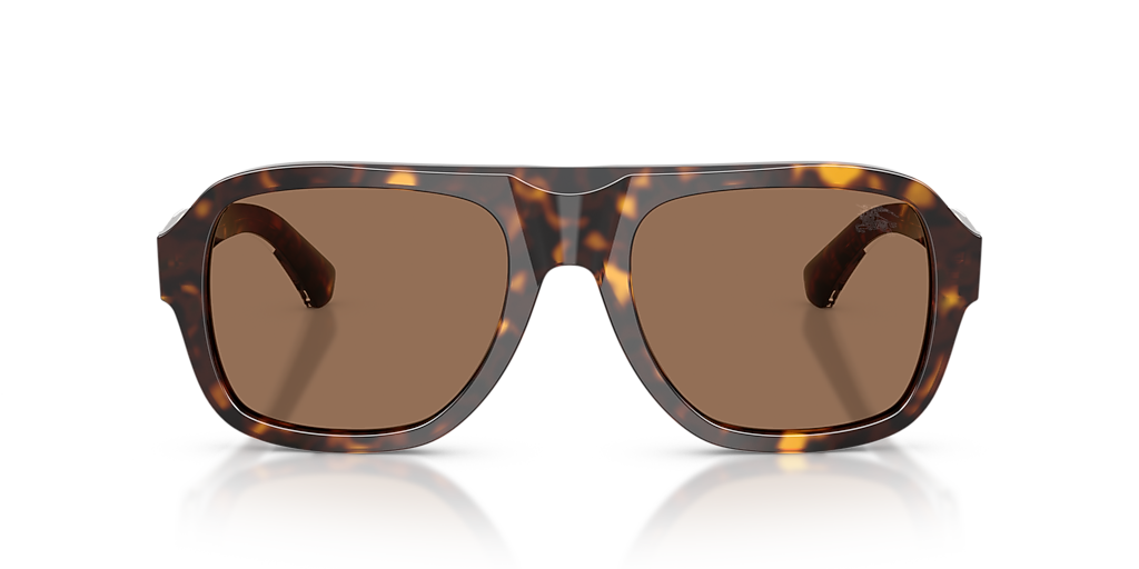 BURBERRY BE4478 Striped Beige - Men Luxury Sunglasses, Brown Gradient Lens