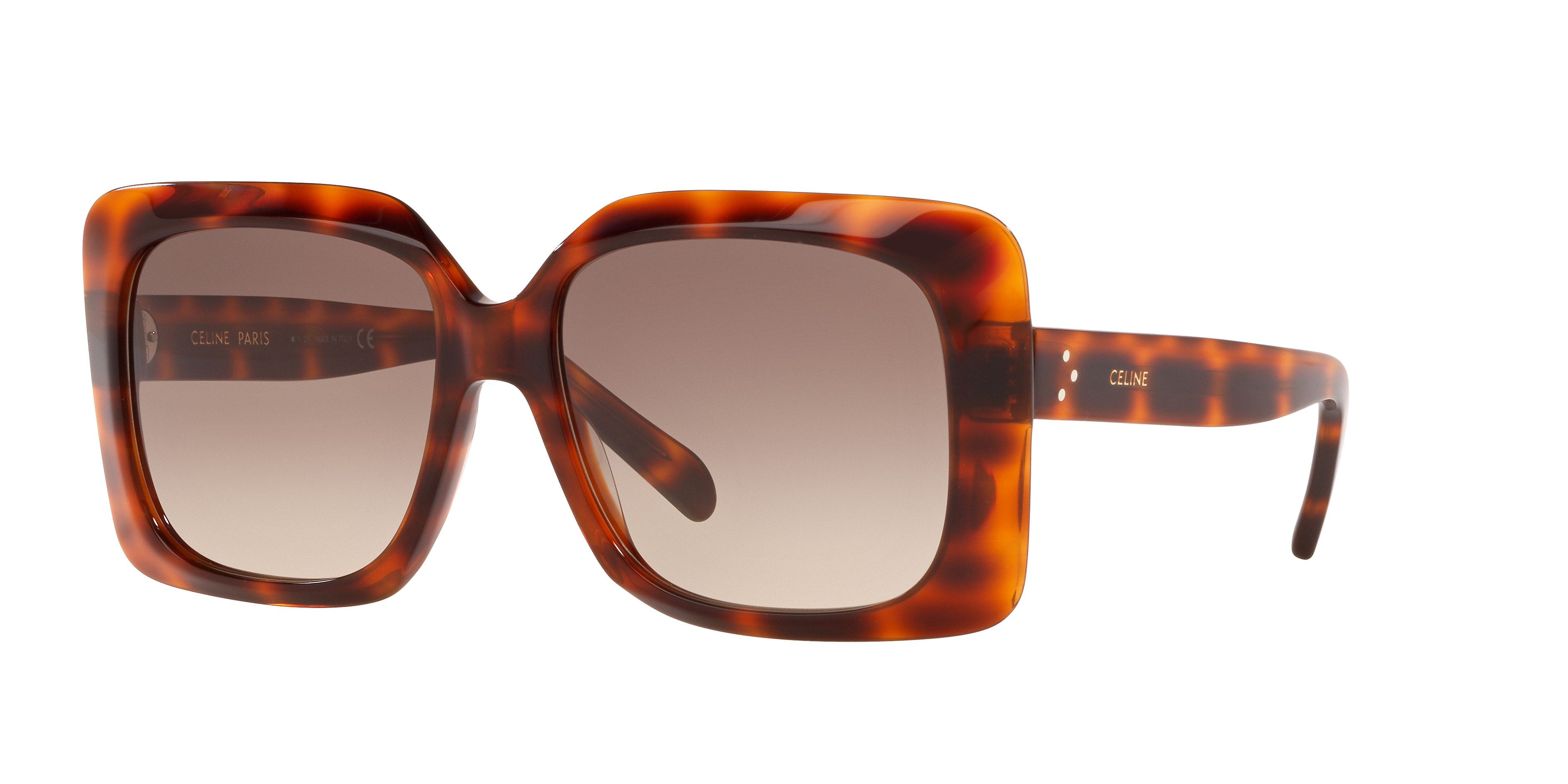 Celine CL40096I S (60 17) with Brown lenses and Tortoise frame