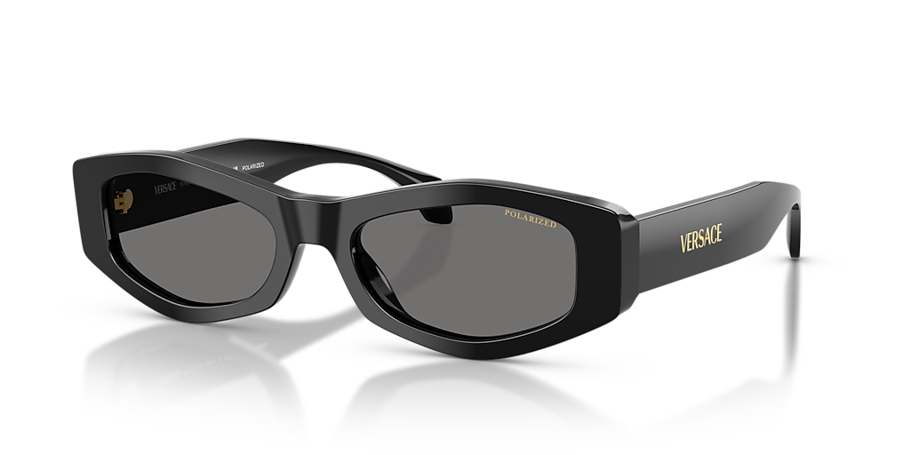 Versace VE4487 L (54 - 19) with Grey lenses and Black frame