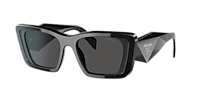 【送料,関税込】 PRADA サングラス PR50YS Prada PR 08YS XS (51 - 18) with Grey lenses and Black frame