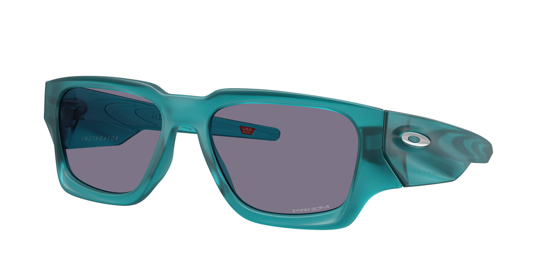 Oakley Man Sunglass OO9514 Instagator -  Frame color: Matte Transparent Artic Surf, Lens color: Prizm Grey