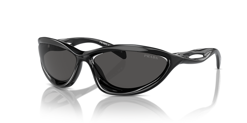 Prada PR A23S M (60 - 17) with Grey lenses and Black frame