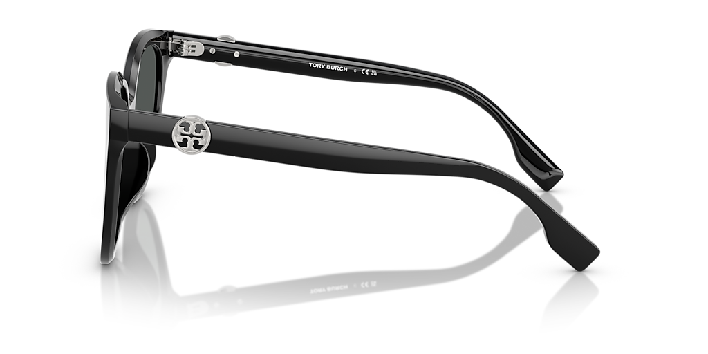 TORY BURCH TY7213D Black - Women Sunglasses, Dark Grey Lens