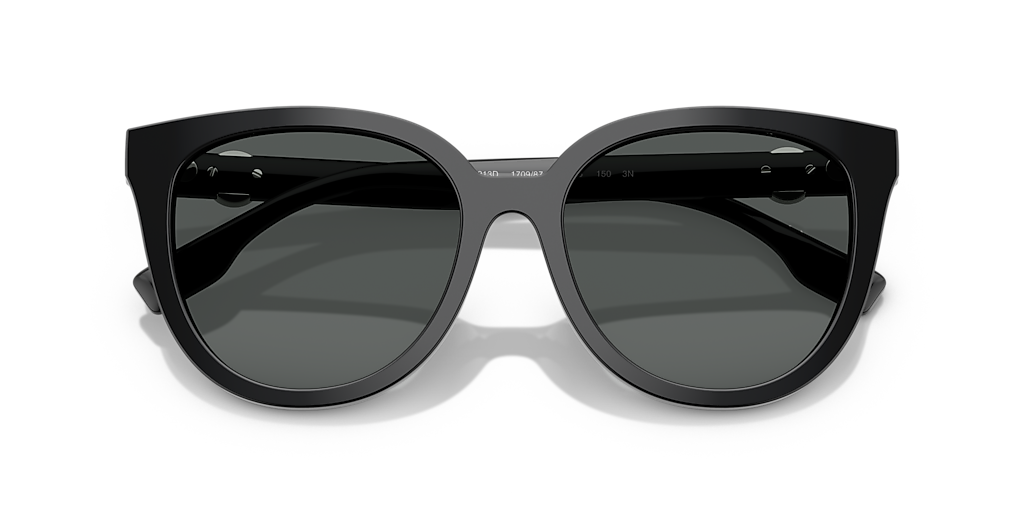 TORY BURCH TY7213D Black - Women Sunglasses, Dark Grey Lens