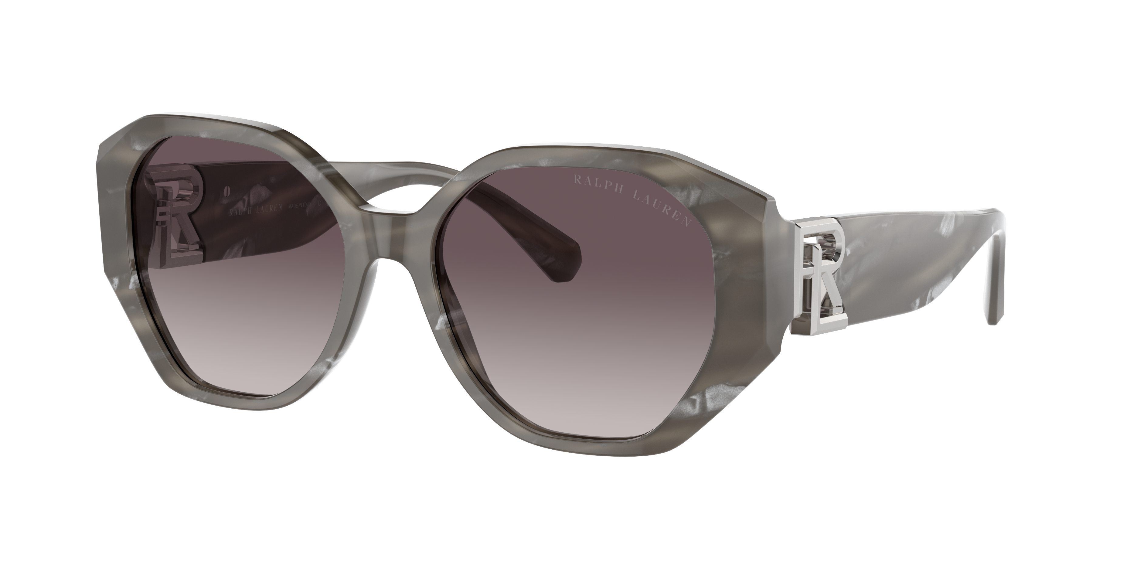 Ralph Lauren Woman Sunglass RL8220 The Juliette -  Frame color: Oystershell Black, Lens color: Grey Gradient