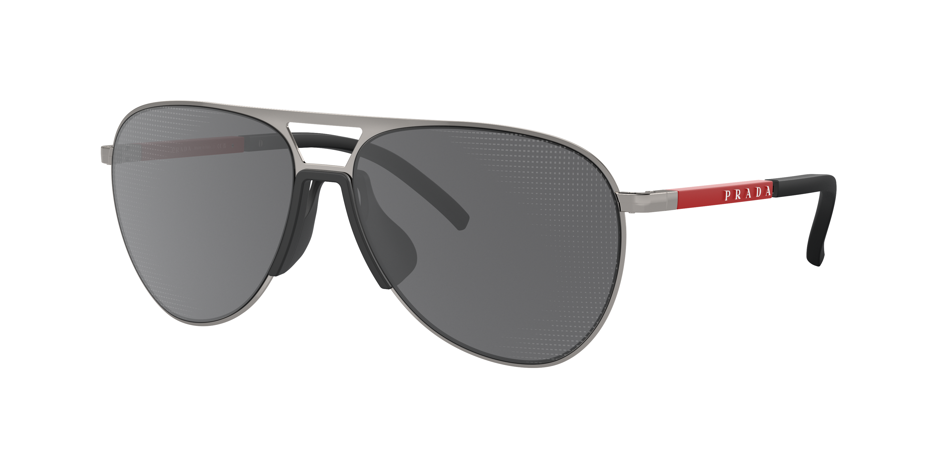 Prada Linea Rossa Man Sunglass PS 51XS -  Frame color: Gunmetal, Lens color: Grey Mirror Black