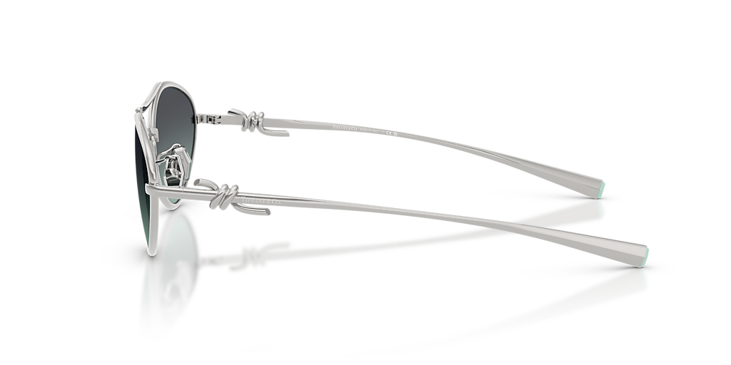 Tiffany & Co. TF3117 XL (58 - 16) with Blue lenses and Silver