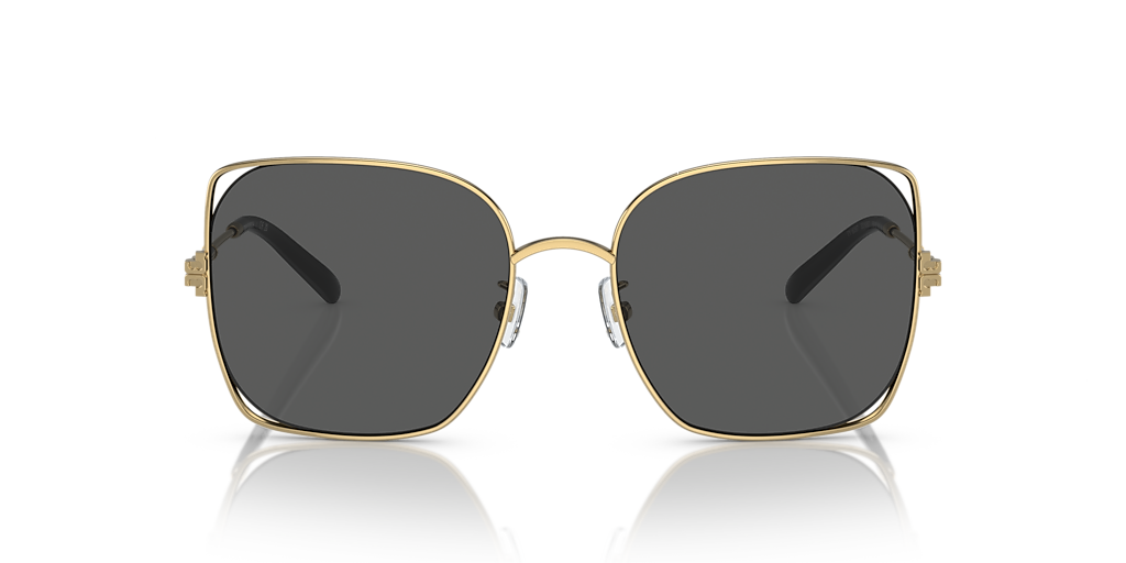TORY BURCH TY6097 Gold - Women Sunglasses, Dark Grey Lens