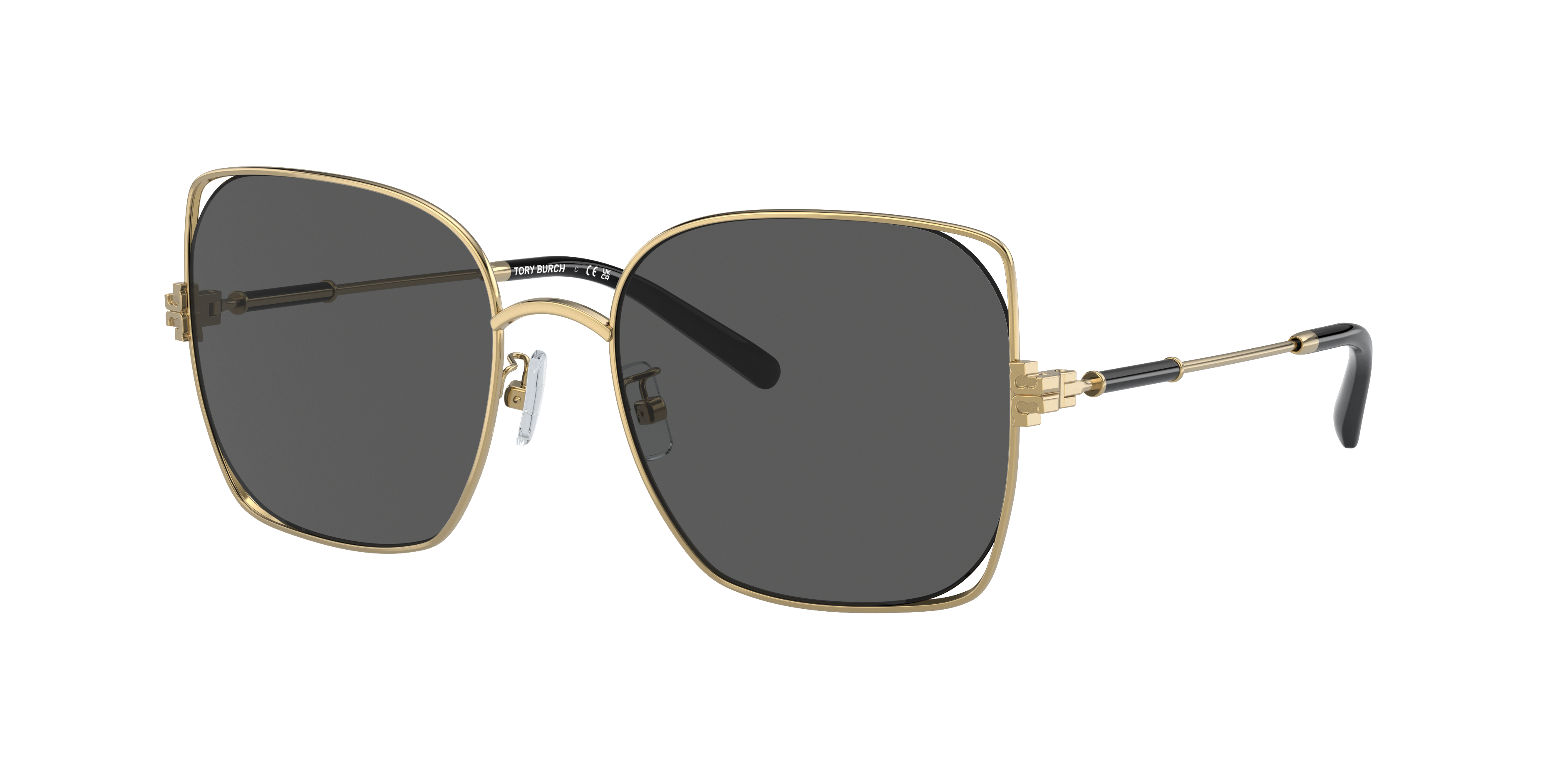 Tory Burch TY6097 M (55 - 18) with Grey lenses and Gold