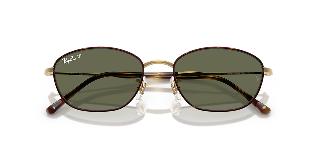 Ray-Ban RB3749 XXL (58 - 18) with Green lenses and Tortoise frame
