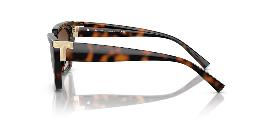 TIFFANY & CO. TF4205U Havana - Women Luxury Sunglasses, Brown Gradient Lens