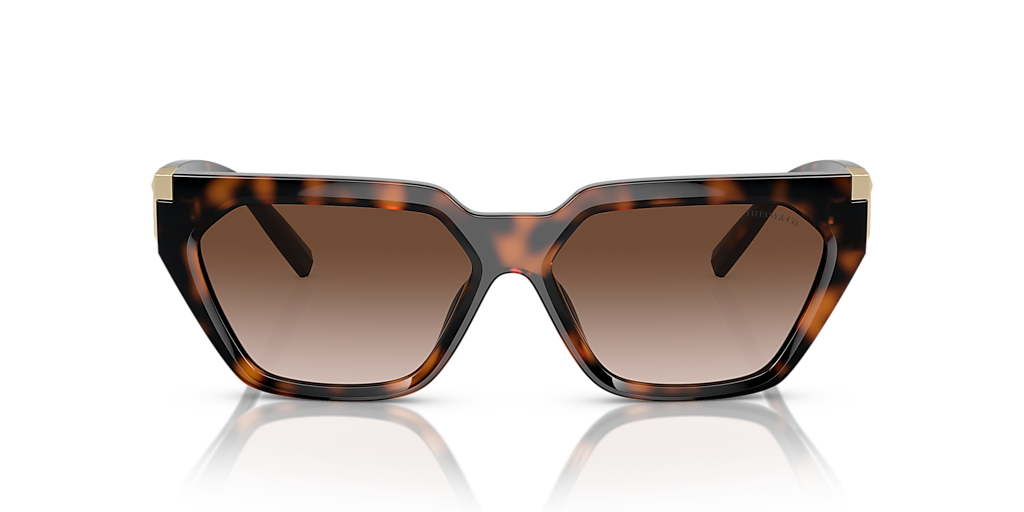 TIFFANY & CO. TF4205U Havana - Women Luxury Sunglasses, Brown Gradient Lens