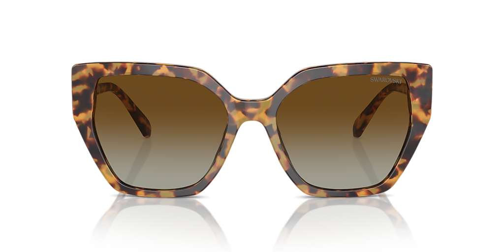 Swarovski SK6016 M (56 - 18) with Brown lenses and Tortoise frame