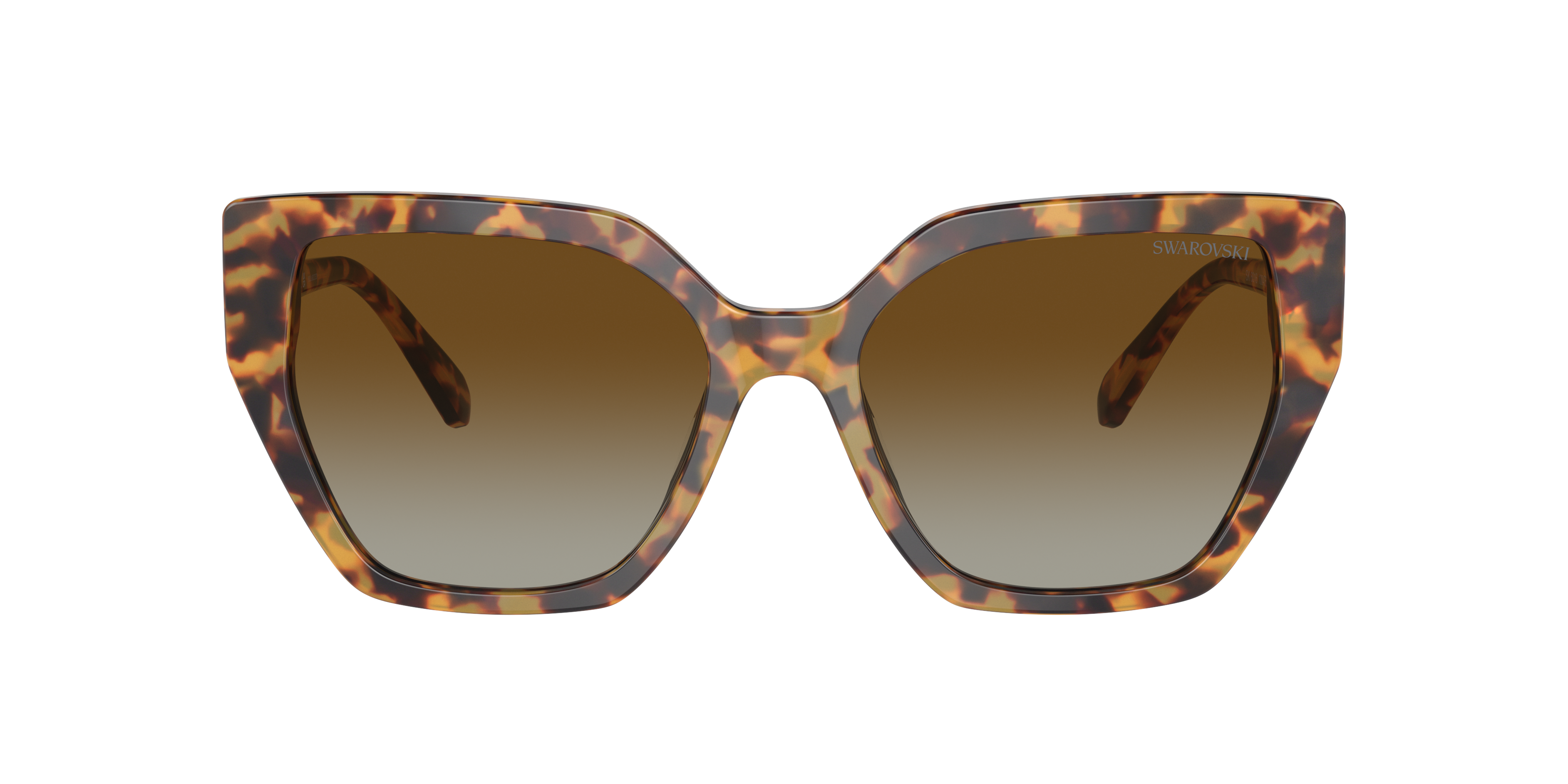 Swarovski SK6016 M (56 - 18) with Brown lenses and Tortoise frame
