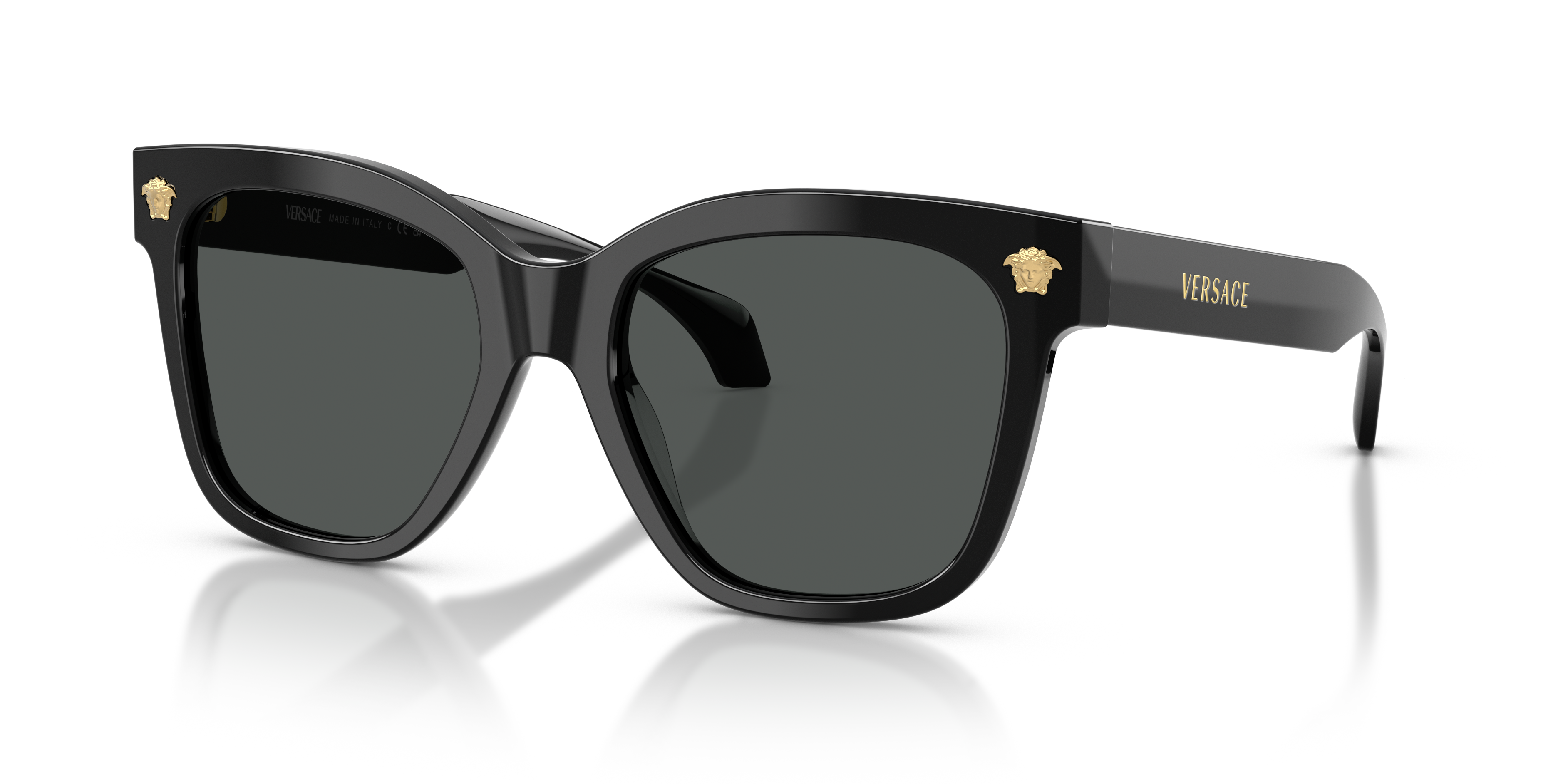 Versace VE4511 L (55 - 19) with Grey lenses and Black frame