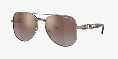 Michael Kors MK1121 Chianti 58 Caramel Silver Flash & Mink 