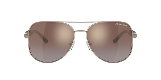 Michael Kors MK1121 Chianti 58 Brown Pink Gradient & Rose Gold 