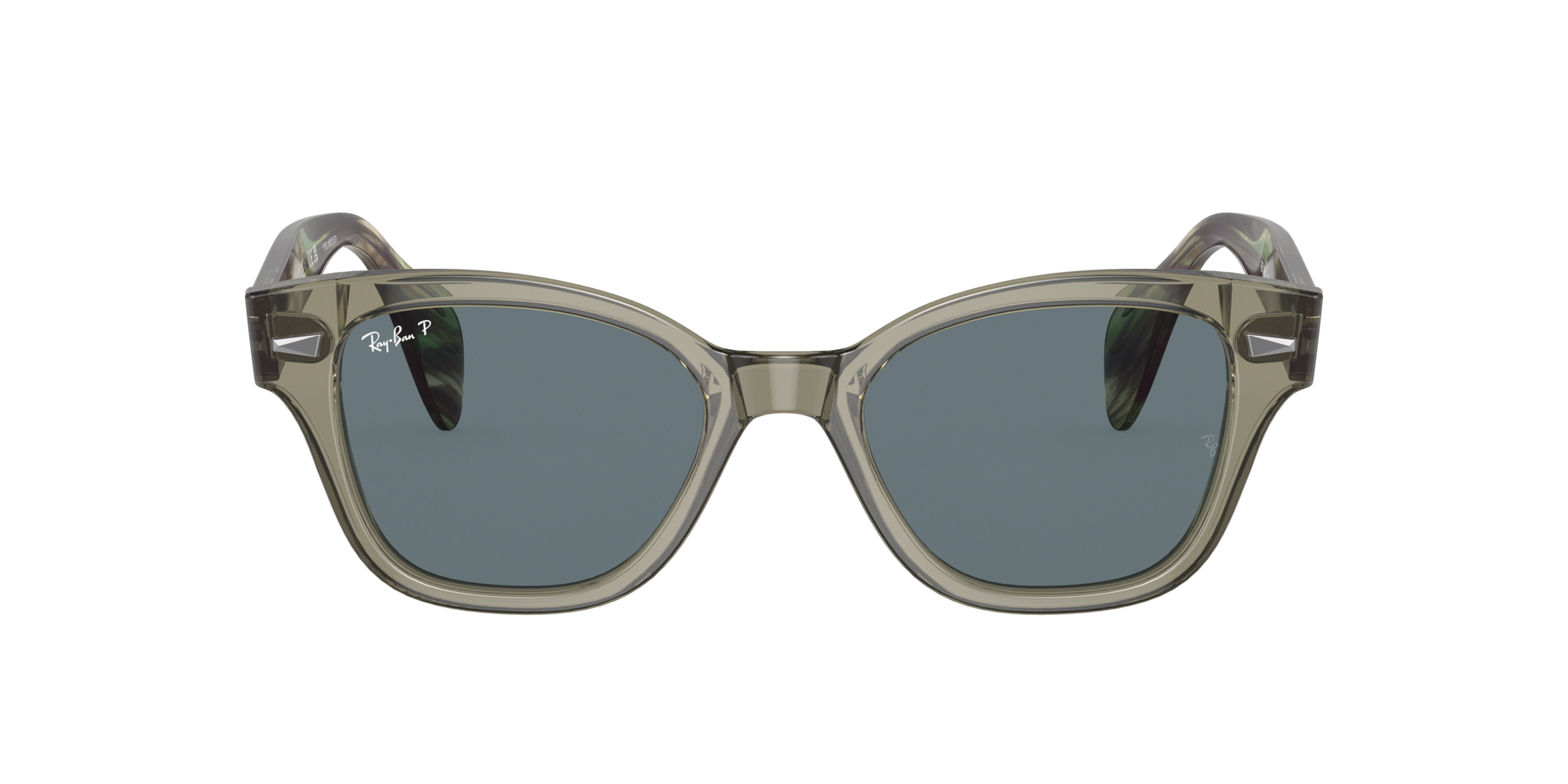 Ray-Ban ORB0880S - Gloss Black Frame With Green Lenses 8056597720601_0007.png?  main image 2
