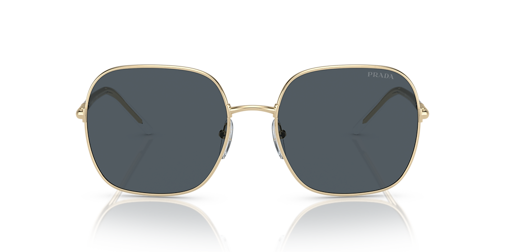 Prada PR 67XS XL (58 - 19) with Grey lenses and Gold frame