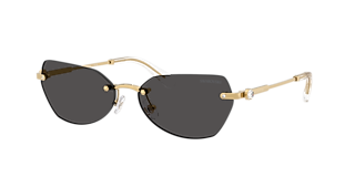 Swarovski SK7015 XL (56 - 18) with Grey lenses and Silver frame