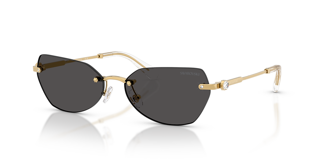Swarovski SK7038 L (58 - 16) with Grey lenses and Gold frame