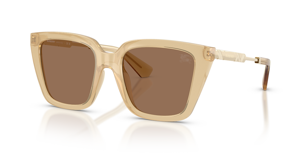 Burberry BE4473U XL (52 - 19) with Brown lenses and Yellow frame