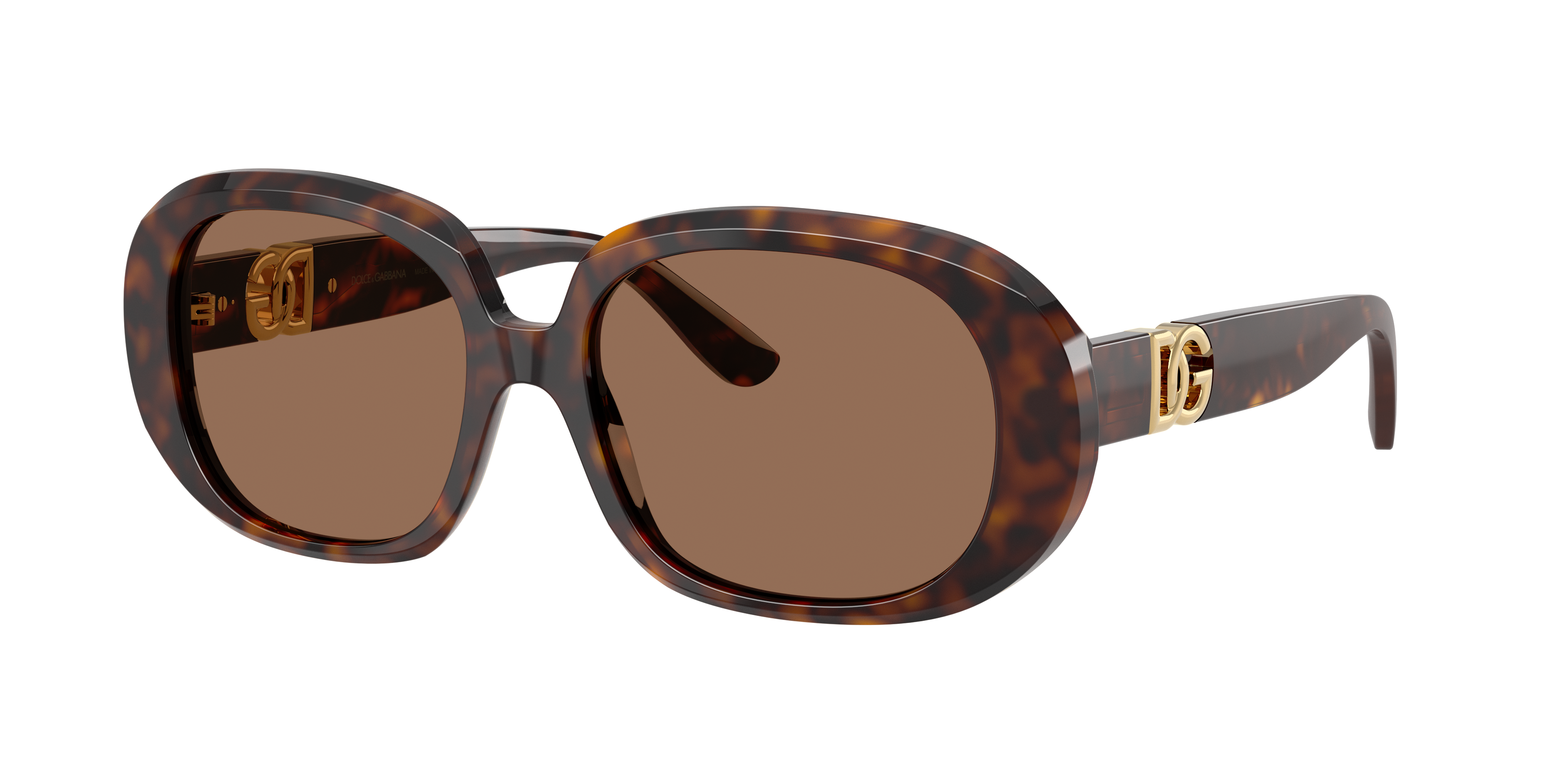 Dolce&Gabbana DG4476 L (56 - 17) with Brown lenses and Tortoise