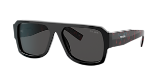 Prada PR A02S S (52 - 19) with Grey lenses and Black frame
